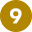 9 nine circle yellow