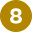 8 eight circle yellow